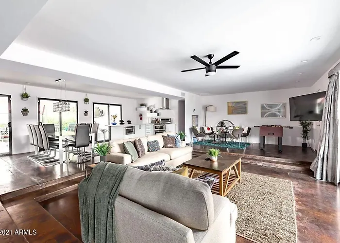 Designer 5 Bd Home, Fountain Pool, Spa, Game Patio Ferienhaus *